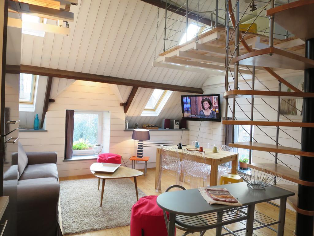 Au Coeur De La Baie Apartamento Le Val-Saint-Père Exterior foto
