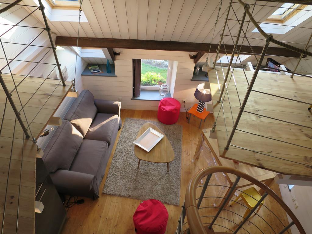 Au Coeur De La Baie Apartamento Le Val-Saint-Père Exterior foto